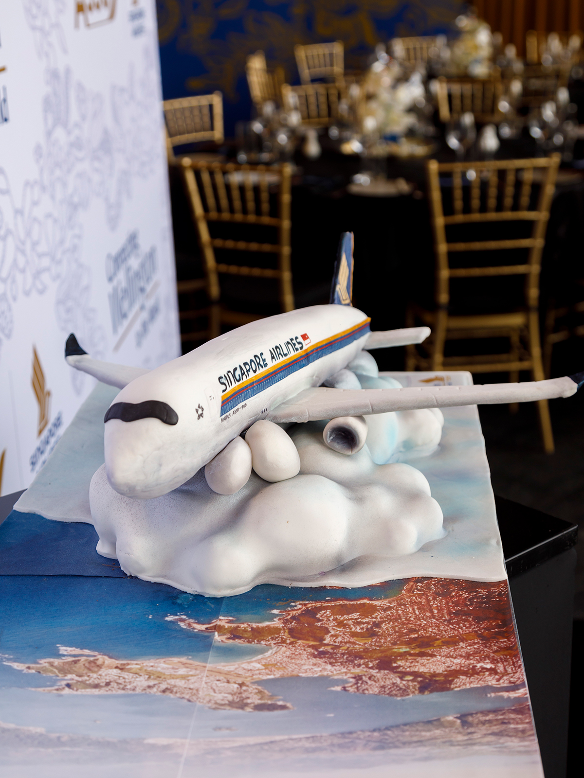 Product Launch ... Inaugural Singapore Airlines flight from Wellington to Melbourne