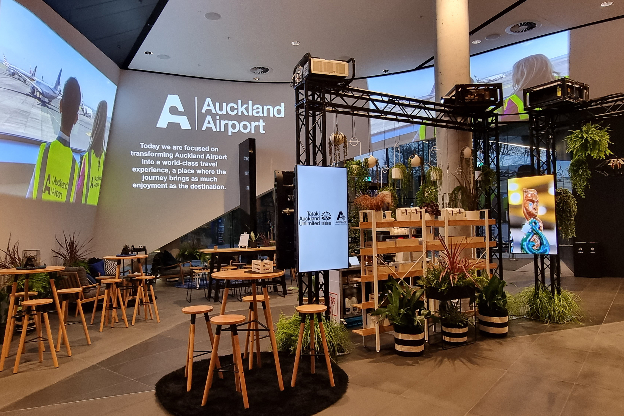 Exhibition Design ... Auckland Airport, TRENZ 2023
